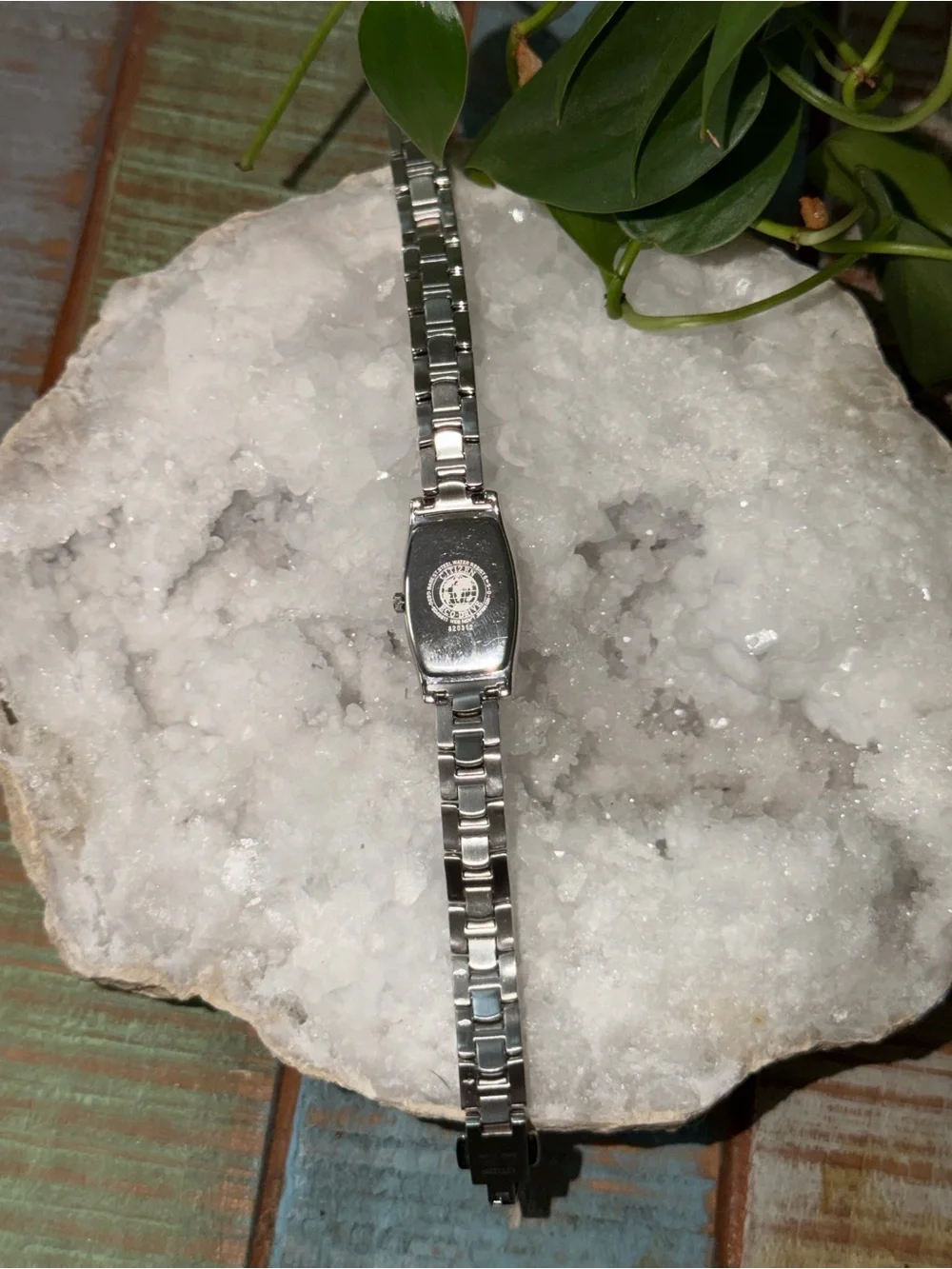 Citizen Eco-Drive Women's Diamond & Mother-of-Pearl Stiletto/Silhouette watch